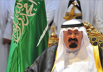 العاهل السعودي الملك عبد الله بن عبد العزيز